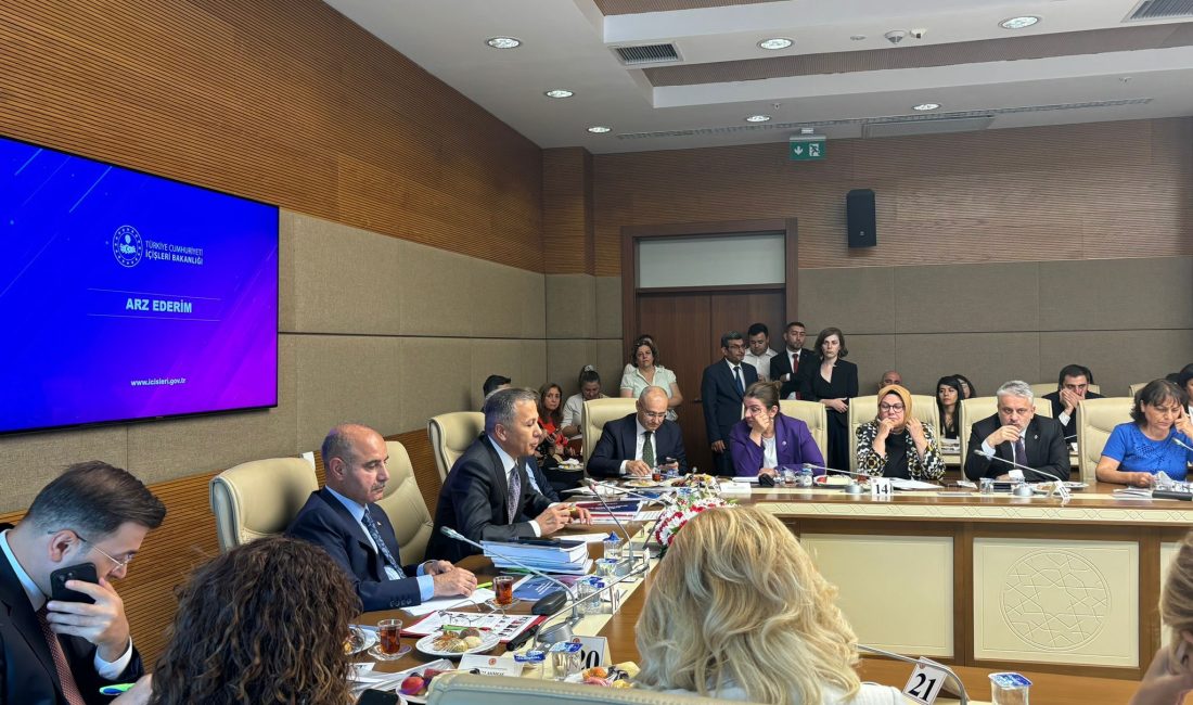 İçişleri Bakanı Ali Yerlikaya, Kadın Erkek Fırsat Eşitliği Komisyonu’na yaptığı