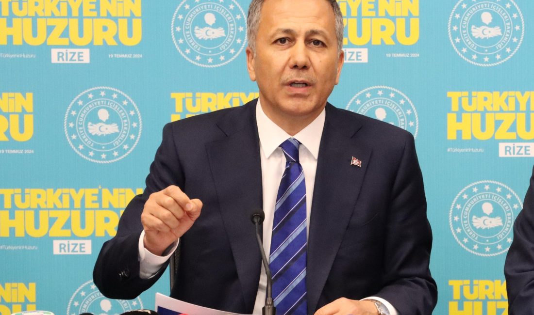 İçişleri Bakanı Ali Yerlikaya, Rize’de yaptığı ziyaretler sırasında organize suçlarla