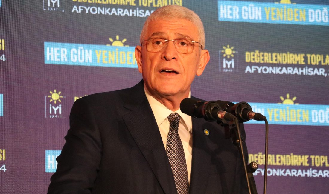 İYİ Parti Genel Başkanı Müsavat Dervişoğlu, Afyonkarahisar’da düzenlenen toplantıda yaptığı