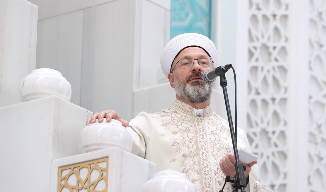 Diyanet İşleri Başkanı Ali Erbaş, 15 Temmuz’un vatan ve millet