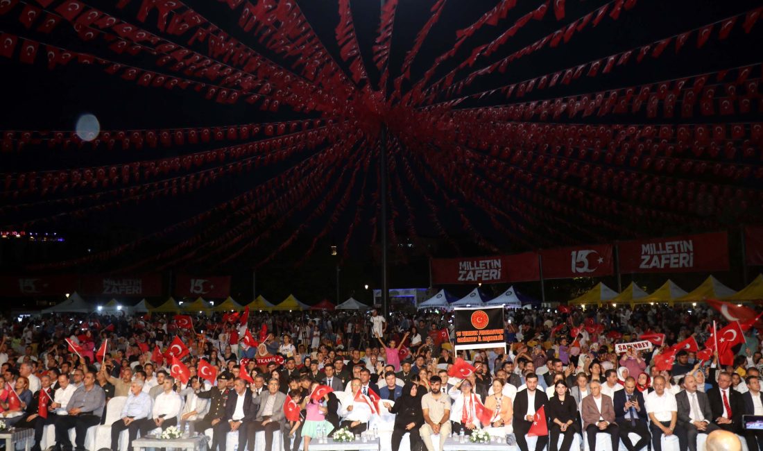 Gaziantep’te 15 Temmuz Demokrasi ve Milli Birlik Günü etkinlikleri düzenlendi.
