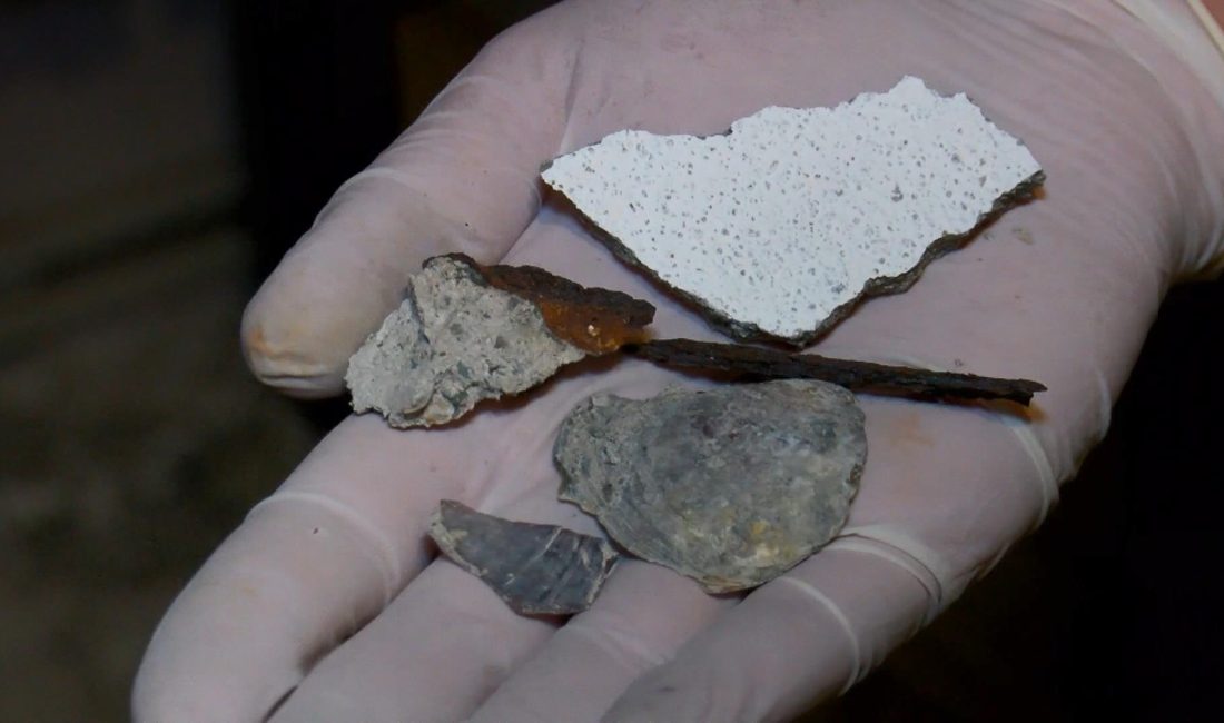 Güngören’de bulunan 47 yıllık 6 katlı bir binanın mutfak tavanındaki