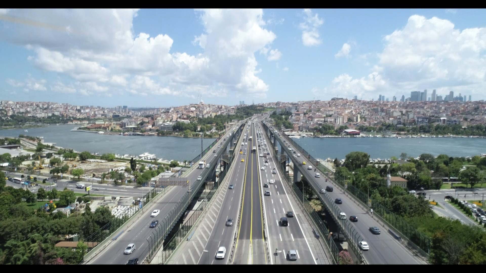 istanbul halic koprusundeki asfalt yenileme calismalari tamamlandi havadan goruntulerle 668912e1388b2