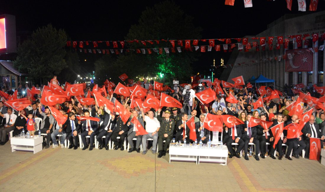 Kahramanmaraş’ta 15 Temmuz Demokrasi ve Milli Birlik Günü anma programı