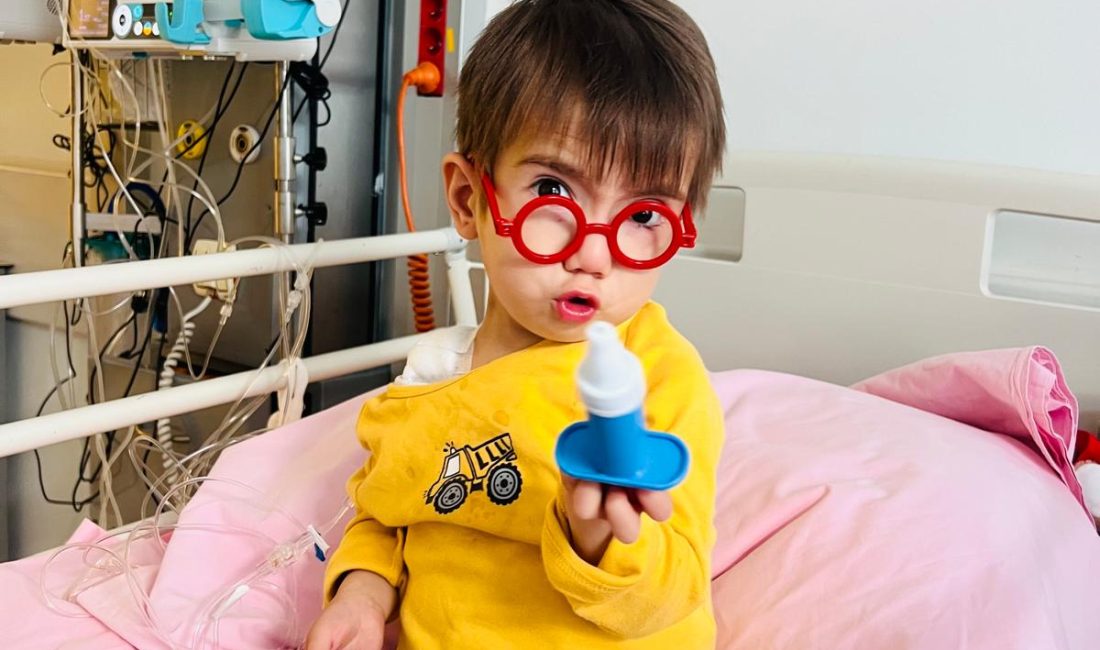 Ankara’da, kalp yetmezliği teşhisi konulan 2,5 yaşındaki İbrahim Mevlüt Tunç