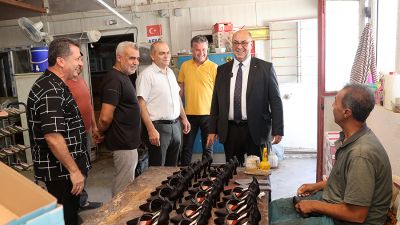 Dulkadiroğlu Belediye Başkanı Mehmet Akpınar, Ayakkabı ve Çantacılar İmalatı Kooperatifi