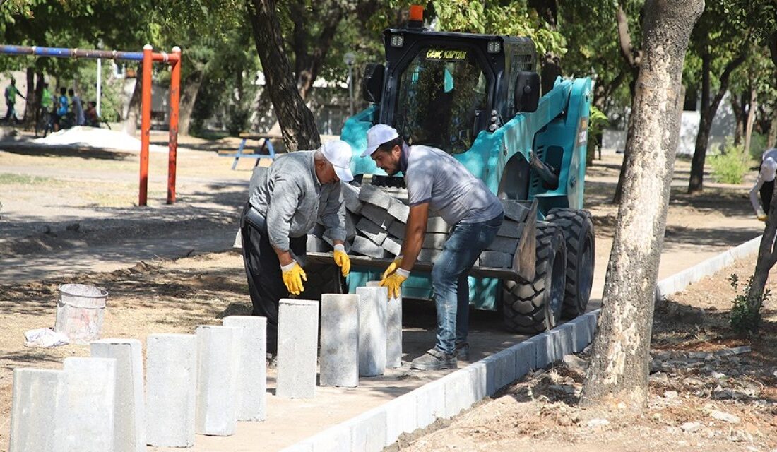 Dulkadiroğlu Belediyesi Park ve Bahçeler Müdürlüğü, ilçedeki parkların yenilenmesi ve