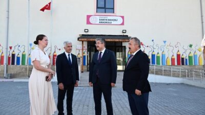 Vali Dr. Erdinç Yılmaz, yapımı tamamlanan Devlet Bahçeli Fen Lisesi