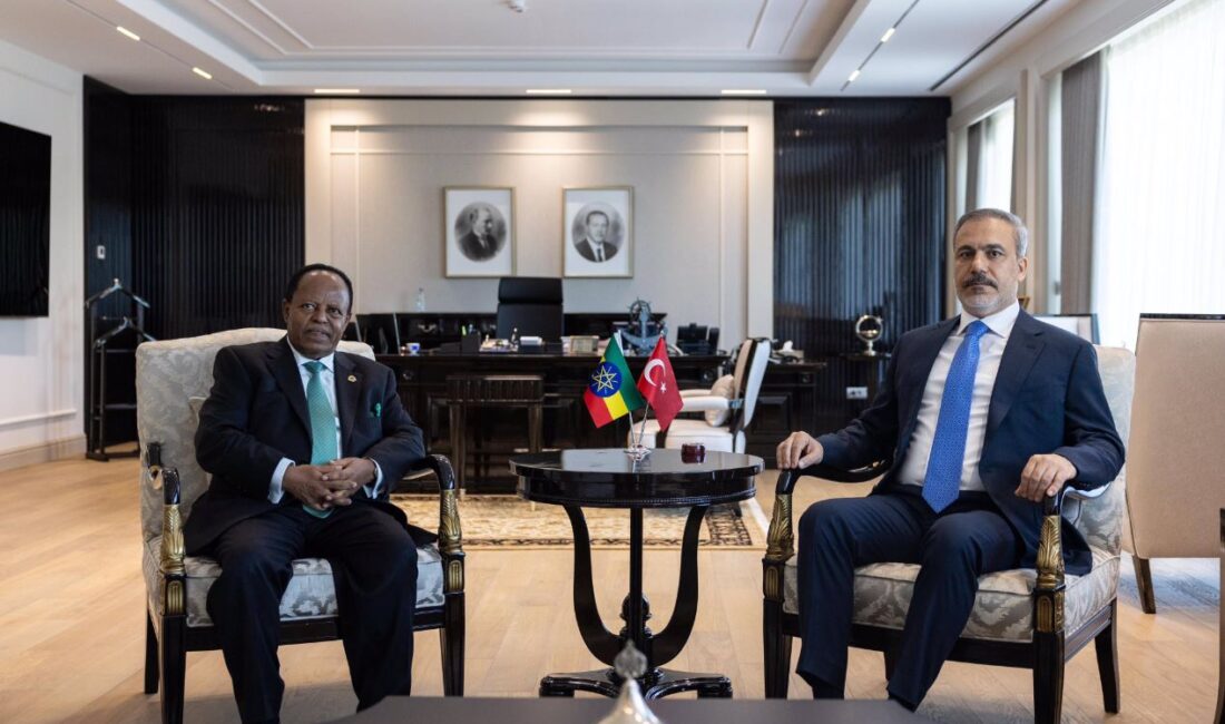 Ankara’da Etiyopya Dışişleri Bakanı Taye Atske Selassie ile bir araya