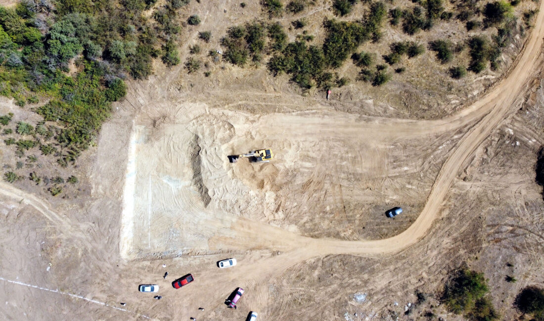 Edirne’de yapımı devam eden Çömlekköy Barajı’nda incelemelerde bulunan Vali Yunus