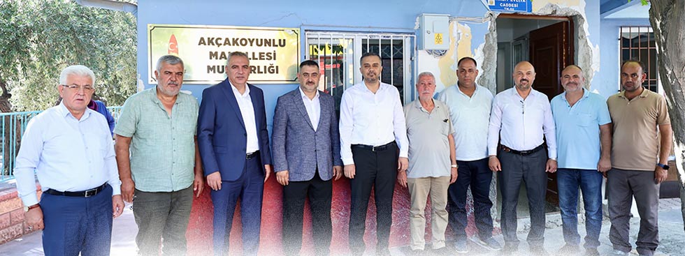 Onikişubat Belediye Başkanı Hanifi Toptaş, bölgesel muhtarlar buluşması kapsamında Akçakoyunlu Mahallesi Muhtarı Atilla