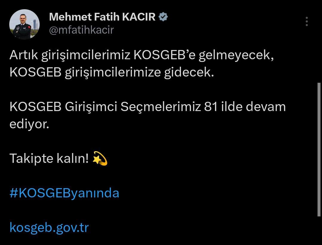 KOSGEB girişimcilerini seçiyor