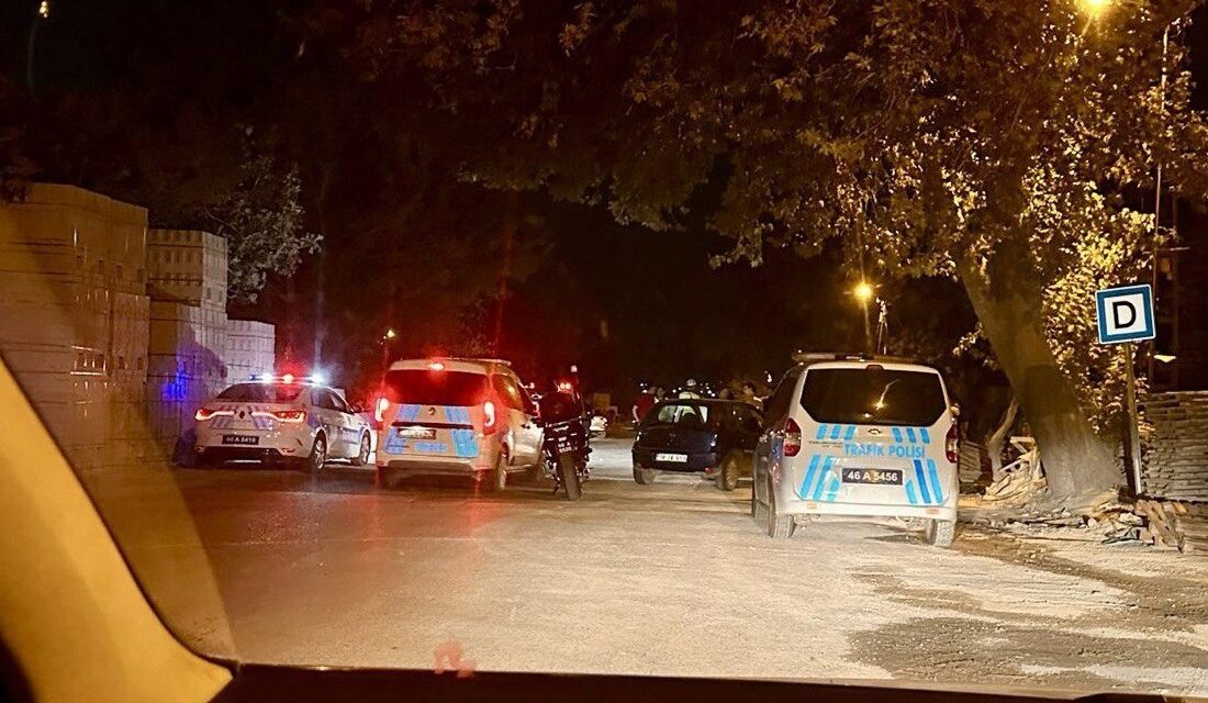 Kahramanmaraş’ta polis ekipleri tarafından