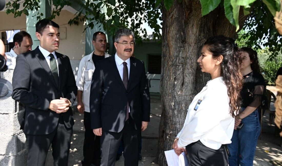 Vali Dr. Erdinç Yılmaz, Karaçay Deresi Islahı 5. Kısım çalışmalarında