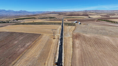 Büyükşehir Belediyesi, Elbistan’da 28 kilometrelik Elmalı – Körücek – Kalaycık