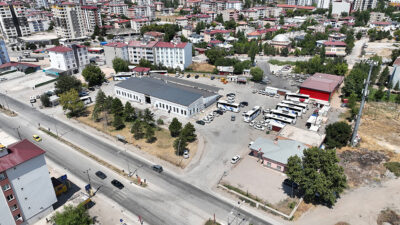 Büyükşehir Belediyesi, depremde büyük hasar alan Elbistan otogarında başlattığı güçlendirme