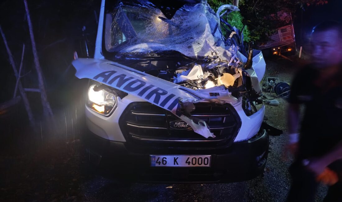 Kahramanmaraş’ın Andırın ilçesinde meydana gelen trafik kazasında 1 kişi hayatını