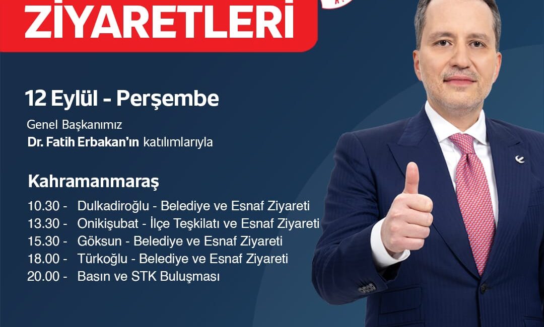 Yeniden Refah Partisi Genel Başkanı Dr. Fatih Erbakan, bir dizi