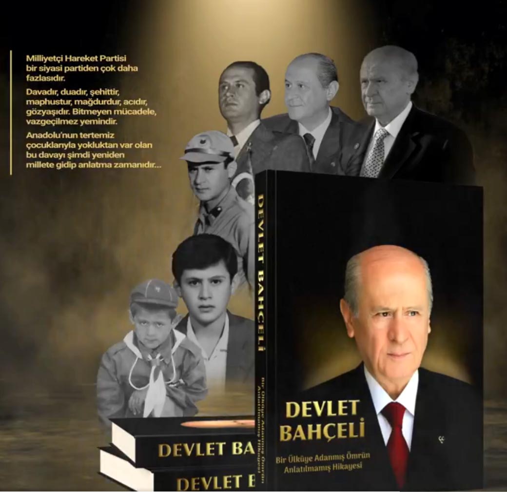 Bahçeli'nin hayatı kitap oldu