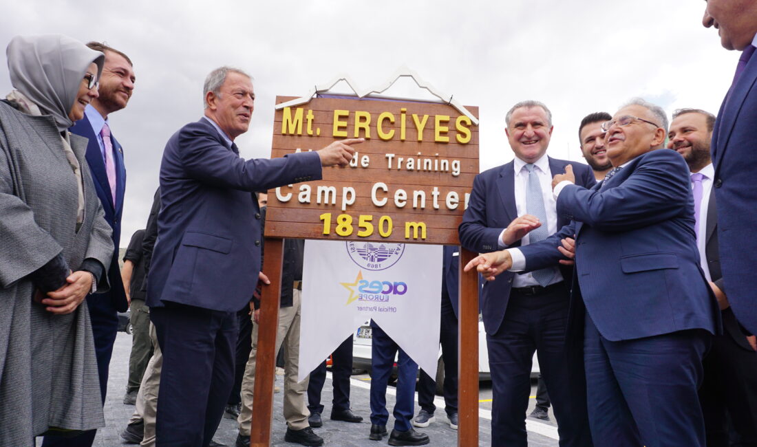 ERCİYES YÜKSEK İRTİFA KAMP MERKEZİ’NİN AÇILIŞINA KATILDI Gençlik ve Spor