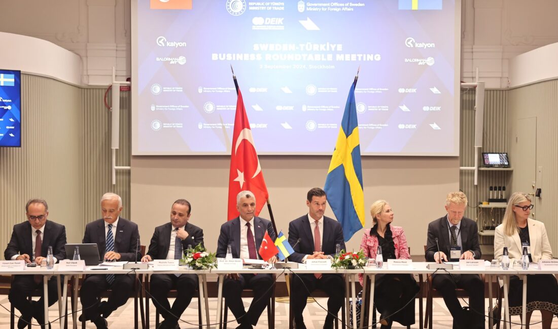 ‘İSVEÇLİLERİN TÜRK EKONOMİSİNE GÜVENLERİ SON DERECE MEMNUNİYET VERİCİDİR’ Bakan Bolat,