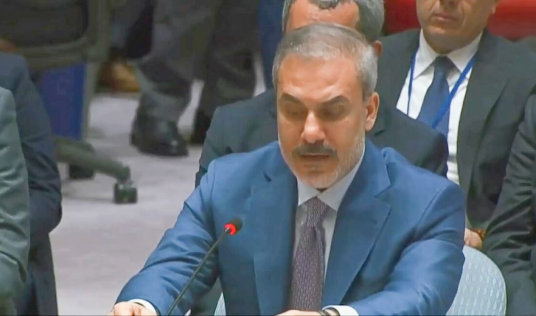 Kadircan GÜLER/ ANKARA, – DIŞİŞLERİ Bakanı Hakan Fidan, “Güvenlik Konseyi’nin