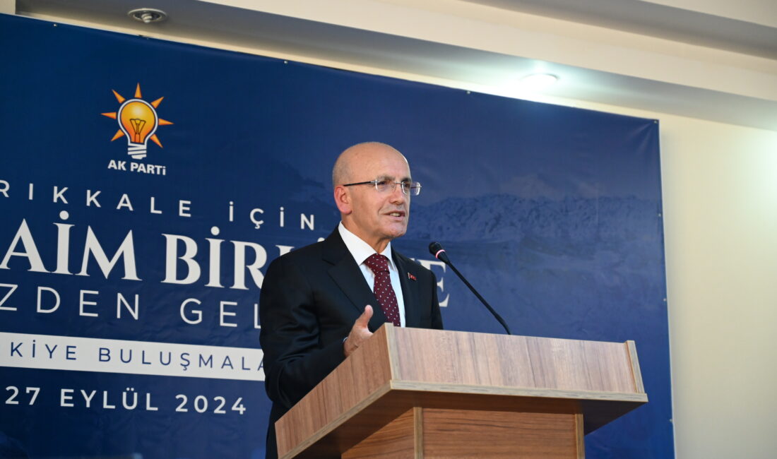 OSB’DE TOPLANTIYA KATILDI Hazine ve Maliye Bakanı Mehmet Şimşek, AK