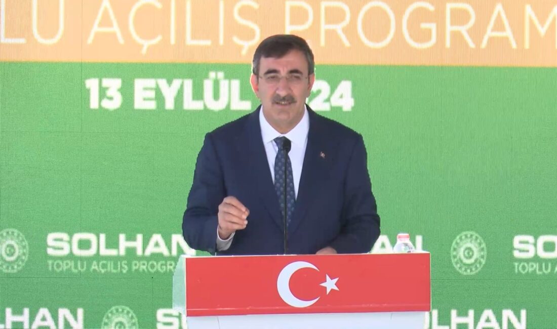 Aziz ÖNAL/ BİNGÖL, – CUMHURBAŞKANI Yardımcısı Cevdet Yılmaz, “Terörle mücadelemiz,