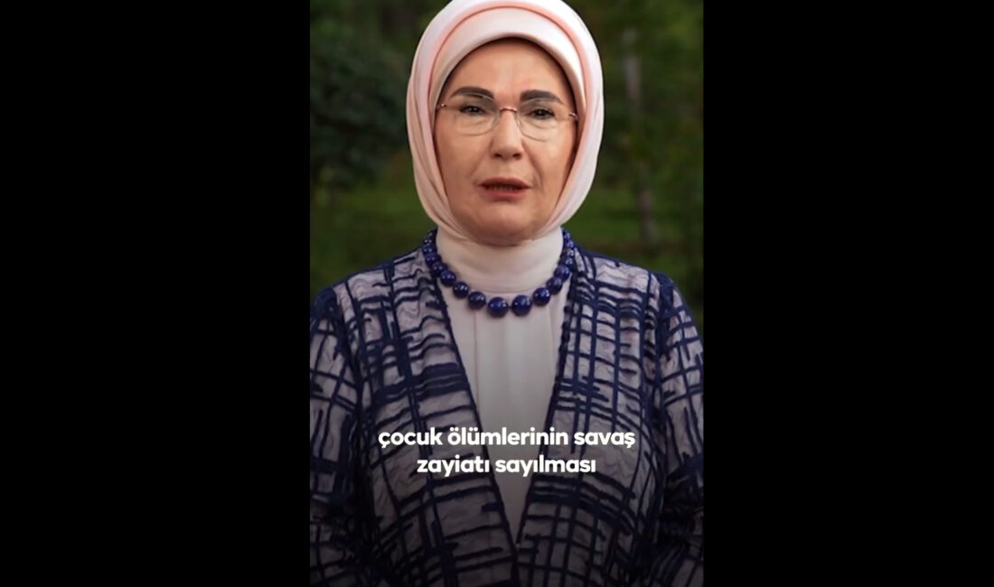 ANKARA, – CUMHURBAŞKANI Recep Tayyip Erdoğan’ın eşi Emine Erdoğan, “Ukrayna’nın,