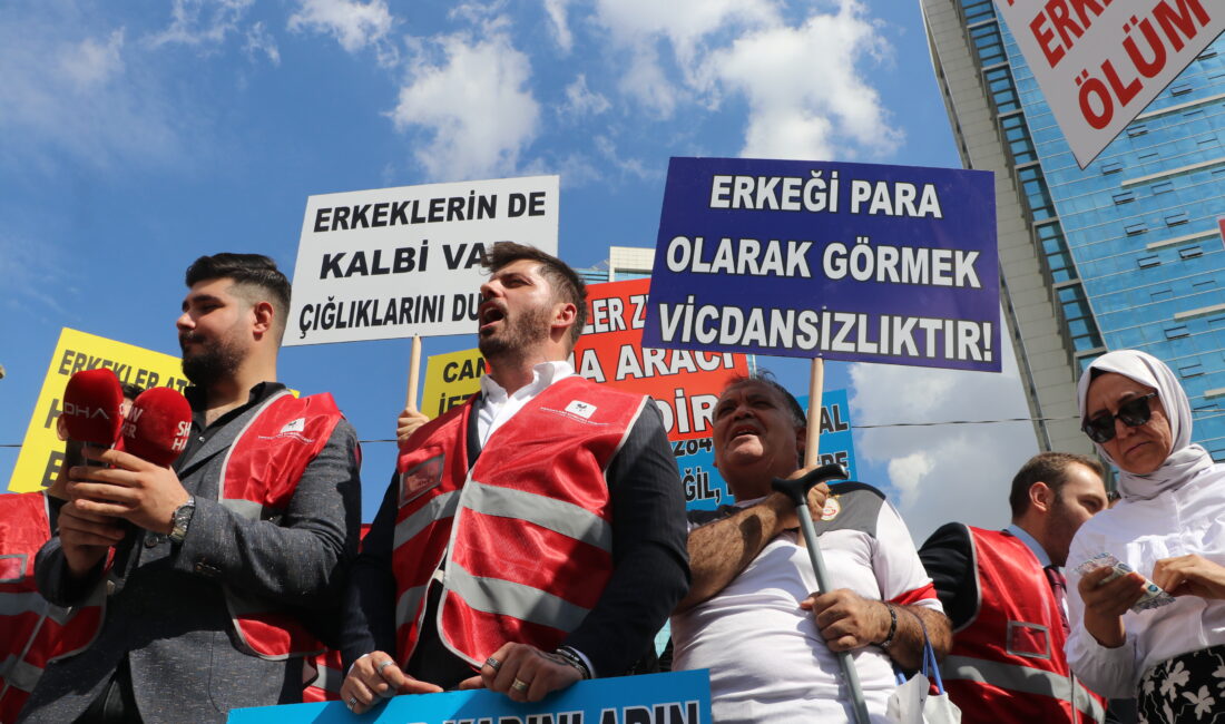 Samet ÖKSÜZ-Mikail KARAMAN/ANKARA, – ERKEKLERİ Koruma Derneği üyeleri, erkek haklarının