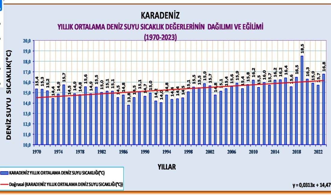 Selçuk BAŞAR-Nurullah CABRİ/TRABZON, – KARADENİZ’de su sıcaklığının beklenenin üzerinde olması,