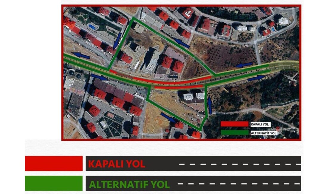 Büyükşehir Belediyesi, Onikişubat Turgut Özal Bulvarı’nda gerçekleştirilecek altyapı çalışmaları dolayısıyla