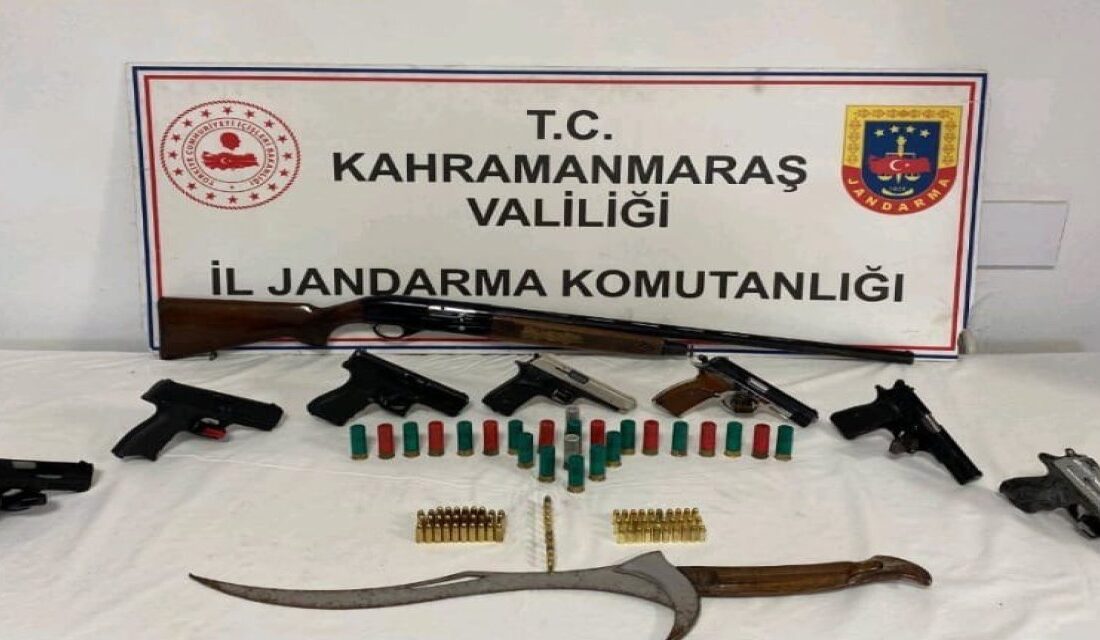 Kahramanmaraş’ta jandarma ekipleri tarafından