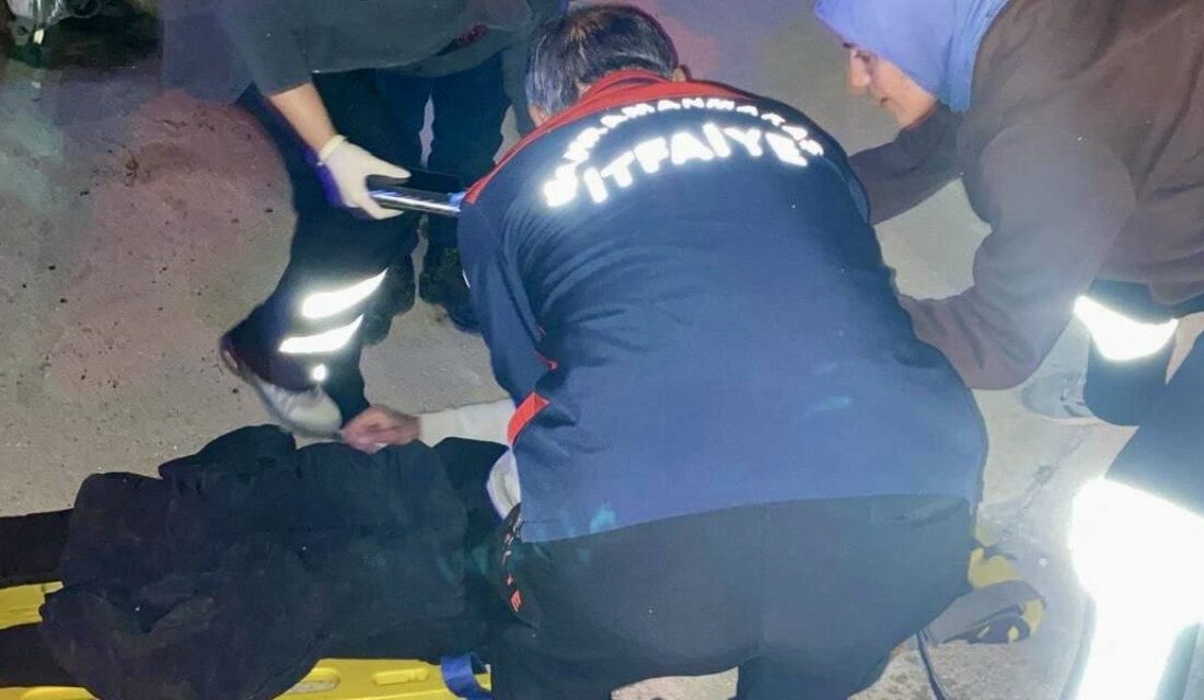 Kahramanmaraş’ta sürücüsünün kontrolünü kaybettiği otomobilin takla atma sonucu bir ağır