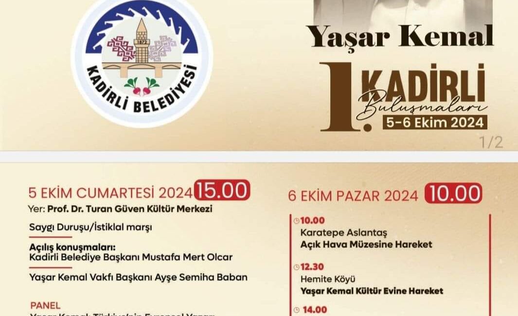 Kadirli Belediyesi tarafından Yaşar