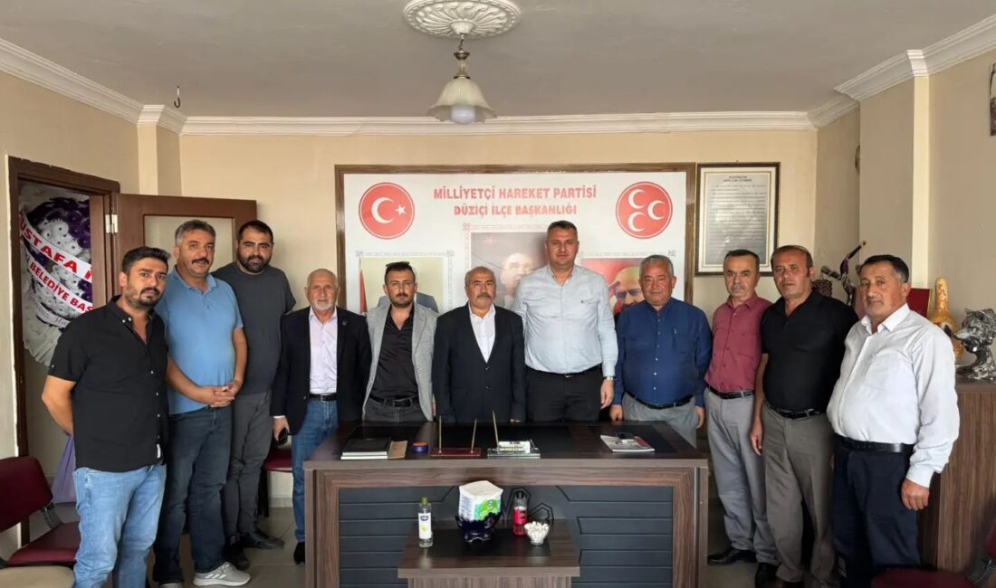 Düziçi Belediye Başkanı Mustafa İba MHP Düziçi İlçe Başkanlığına asaleten
