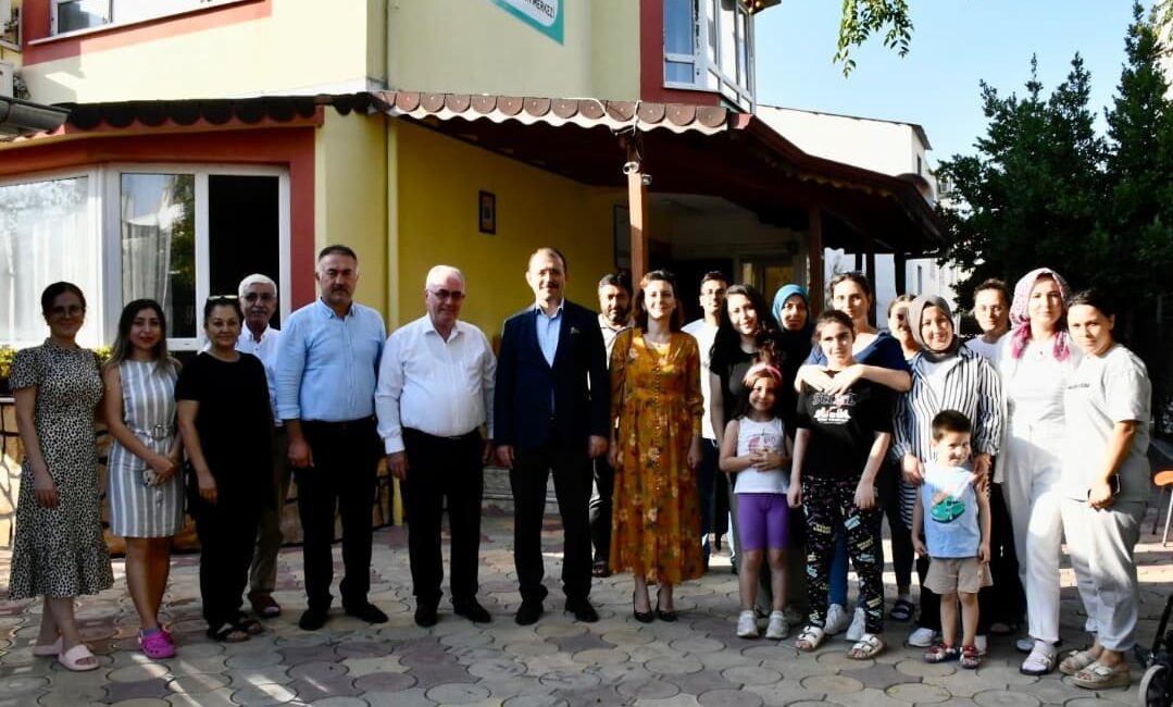 Kadirli Kaymakamı Erdinç DOLU, Doğan Güneş Özel Rehabilitasyon Merkezine İade-i