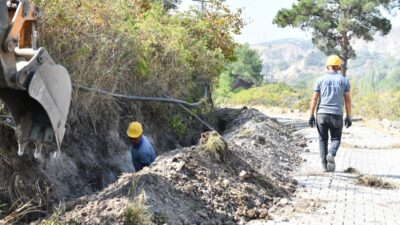 KASKİ Genel Müdürlüğü, Dulkadiroğlu ilçesi Peynirdere Mahallesi’nde 6 Şubat depremlerinde