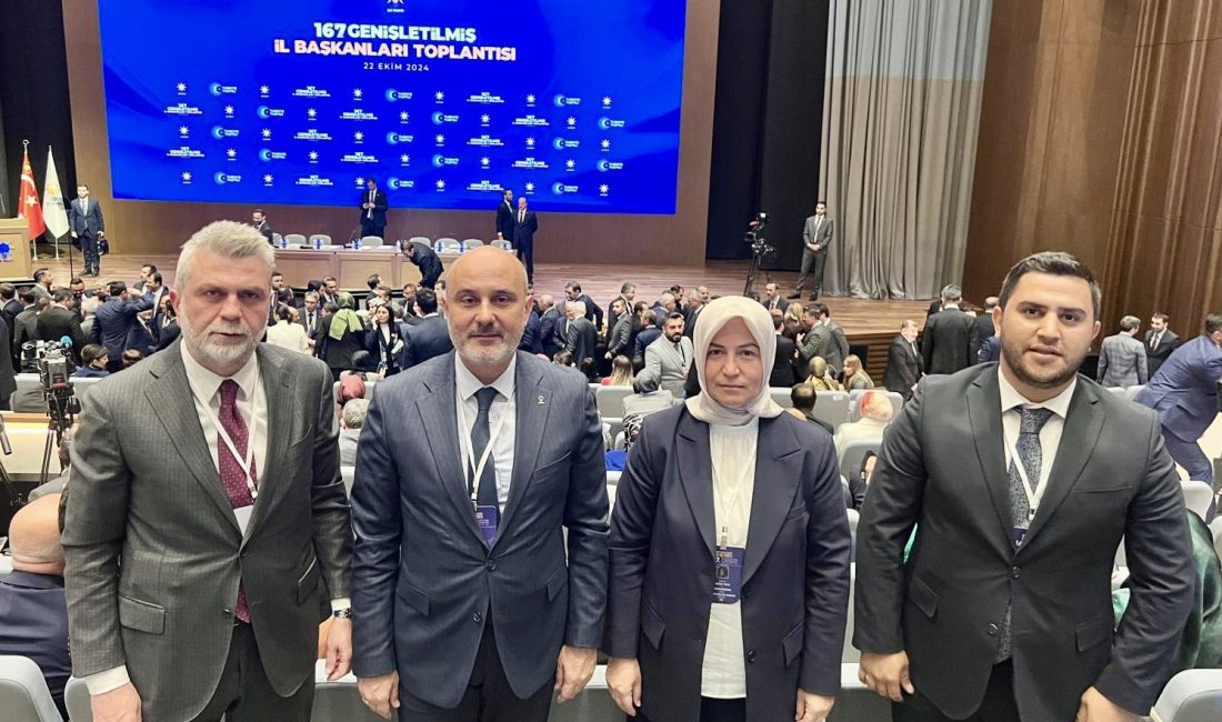 AK Parti 167. Genişletilmiş İl Başkanları Toplantısı’na katılan Başkan Görgel,
