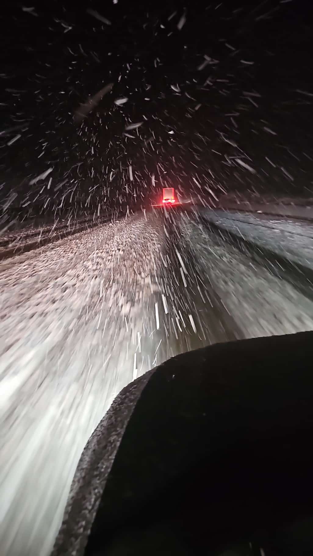 Bingöl Erzurum karayolunda 'kar' etkili oldu