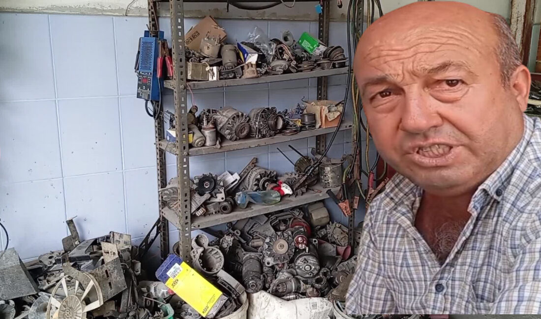 Kadirli’de oto elektrik tamirciliği yapan Hacı Dalkıran, ekonomik sorunlar nedeniyle