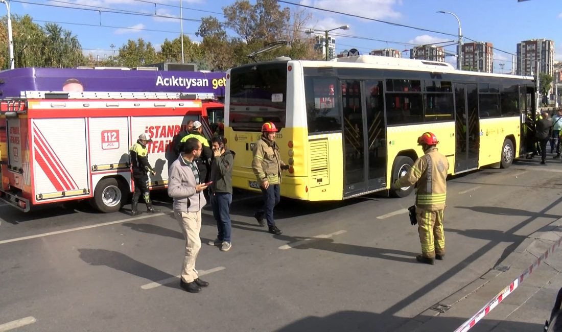 Özgür EREN / İSTANBUL, – BAKIRKÖY’de yolun karşısına geçmek isteyen