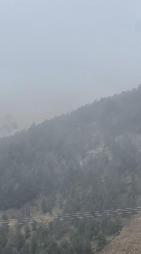 Kartalkaya’ya mevsimin ilk karı yağdı