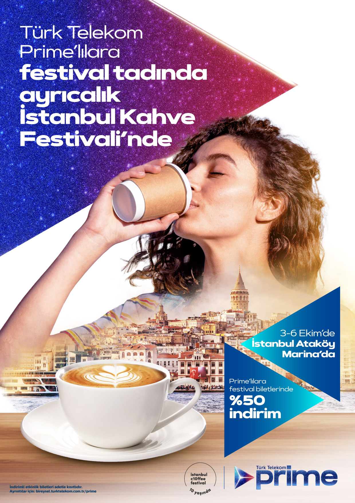 Türk Telekom Prime, İstanbul Coffee Festival’de kahve ve müzik tutkunlarını buluşturuyor