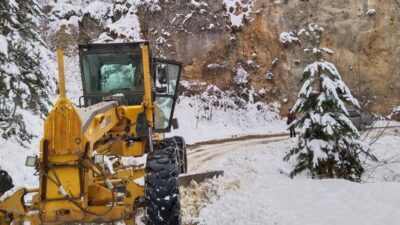 Büyükşehir Belediyesi, kış şartlarının etkili olduğu Göksun, Afşin, Elbistan, Nurhak