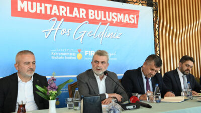 Dulkadiroğlu’nda görev yapan muhtarlarla bir araya gelen Başkan Görgel, “6