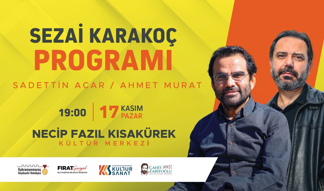 Kahramanmaraş Büyükşehir Belediyesi, Şiir ve Edebiyatın Başkenti’ndeki kültür-sanat etkinliklerine bir