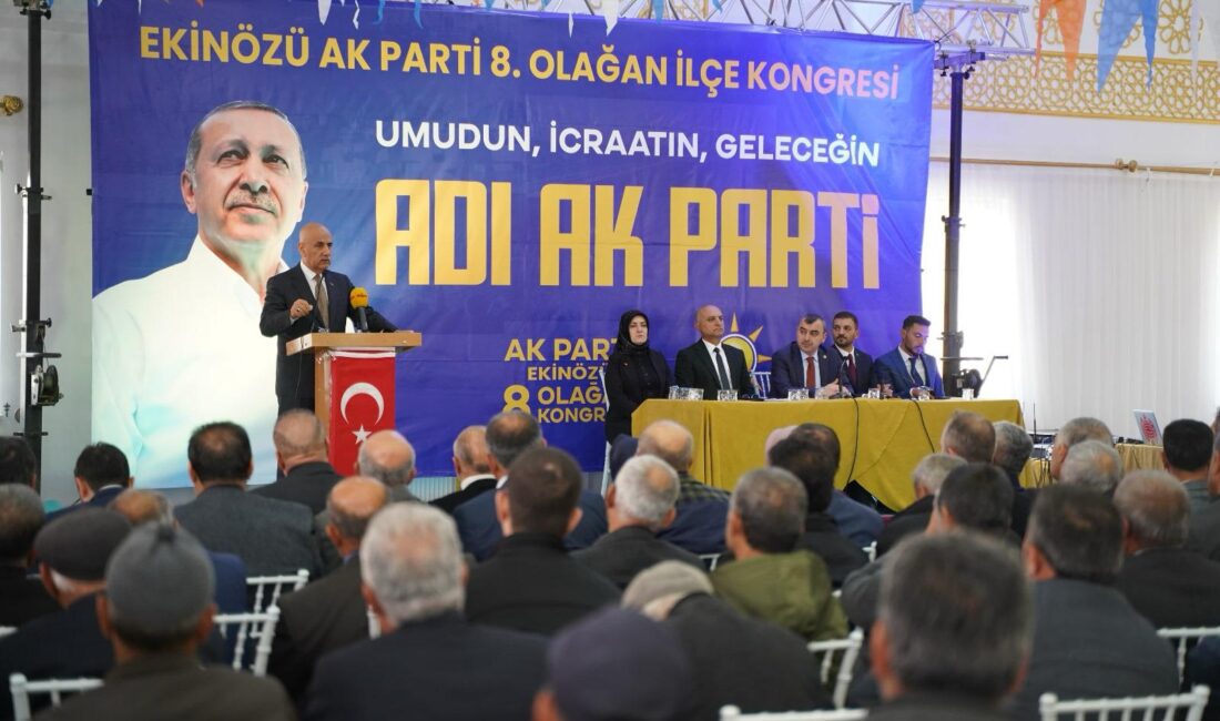 AK Parti Ekinözü İlçe Başkanlığı 8. Olağan Kongresi Coşkuyla Gerçekleşti