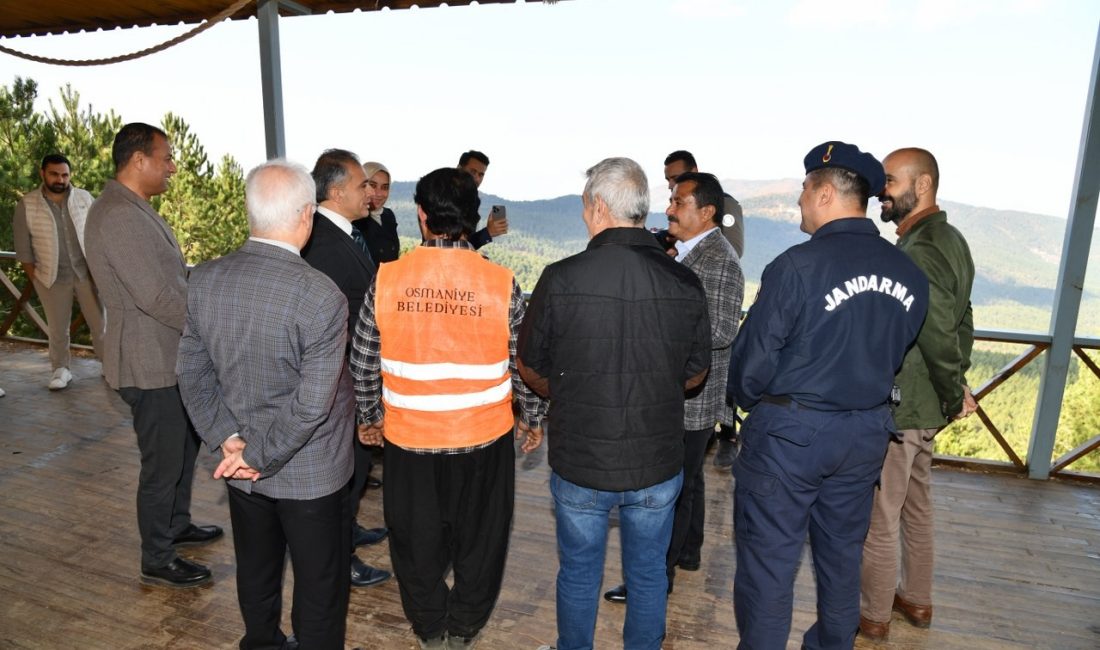 Osmaniye Belediye Başkanı İbrahim Çenet, yürütülen projeleri yerinde inceleyerek, tamamlandığında