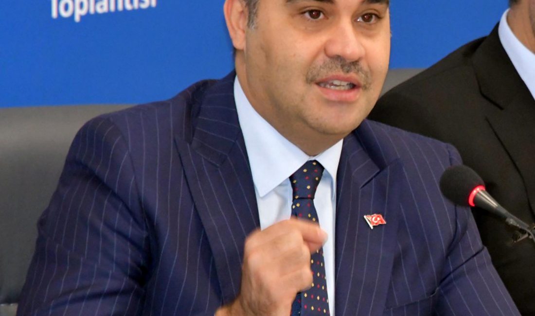 Mehmet YİRUN-Onur KAYA/ÇERKEZKÖY(Tekirdağ), – SANAYİ ve Teknoloji Bakanı Mehmet Fatih